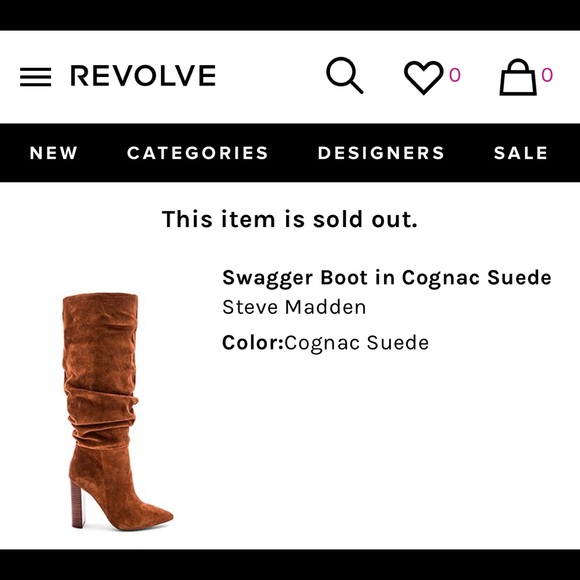 steve madden swagger cognac